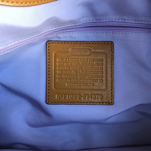 COACH Ergo Leather Pleated Purse - Picture 8 of 8